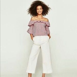 Zara off the shoulder top